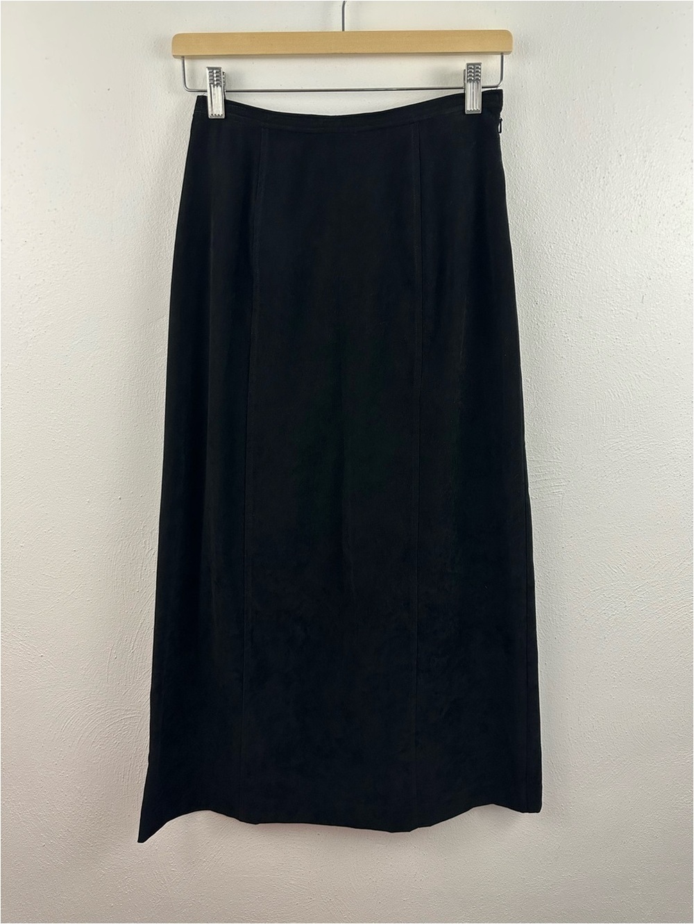 Vintage L.L. Bean Black Midi Pencil Skirt Women's Size 6